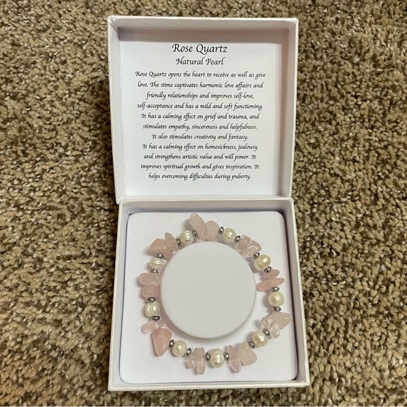 Natural Freshwater Pearls bracelet mix with Stone Nuggets Gemstone - Picture 6 of 12